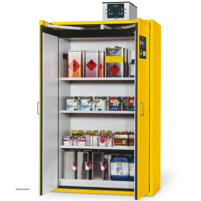 asecos safety storage cabinet S-CLASSIC-90, 120 cm