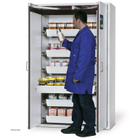 asecos safety storage cabinet S-CLASSIC-90, 120 cm with...