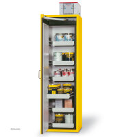 asecos safety storage cabinet S-CLASSIC-90, 60 cm, door locking system, door hinge left