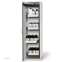asecos safety storage cabinet S-CLASSIC-90, 60 cm, door hold-open system, door hinge right