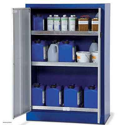 asecos environmental cabinet E-CLASSIC, 95 cm, height 140 cm, tub shelves STAWA-R