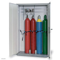 asecos G-OD pressurised gas cylinder cabinet, 135 cm
