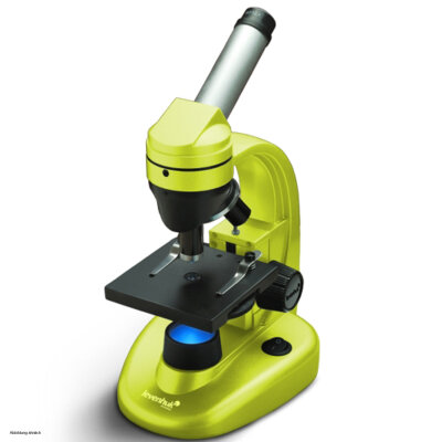 Levenhuk 50L NG monocular school microscope lime
