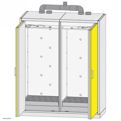 Düperthal safety cabinet COMPACT XXL for 60 litre drums