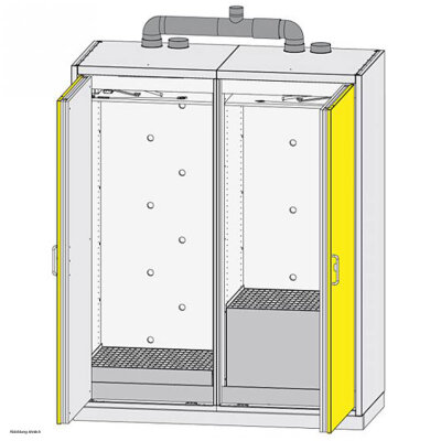 Düperthal safety cabinet COMPACT XXL for 60-/200-litre drums