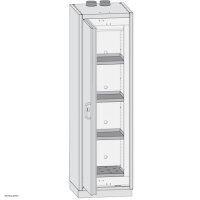 Düperthal cleanroom cabinet CLASSIC pure M type 90, inside stainless steel, door hinge left