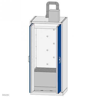 Düperthal safety cabinet SUPPLY LL type 90, with exhaust air monitoring