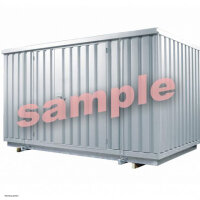Düperthal safety storage container, galvanised, insulated