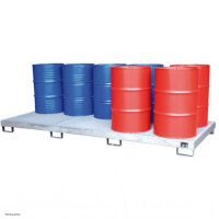 Düperthal collecting tray made of sheet steel, galvanized, with skids