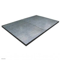 Düperthal floor protection tray, galvanised sheet steel interior,