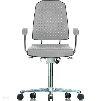 WERKSITZ KLIMASTAR WS 9220 swivel chair light grey