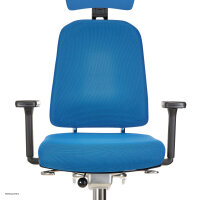 WERKSITZ KLIMASTAR WS 9310 Swivel chair honeycomb fabric