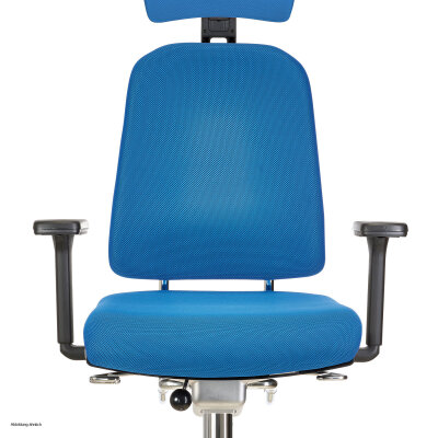 WERKSITZ KLIMASTAR WS 9310 T swivel chair honeycomb fabric