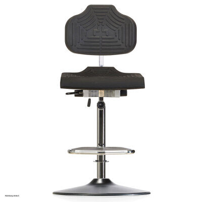 WERKSITZ CLASSIC WS 1210 E TPU XL swivel chair integral foam