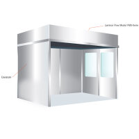 Spetec clean room cell stainless steel