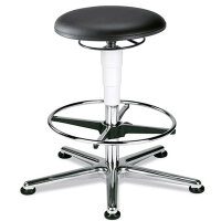 bimos cleanroom stool 3 with glider and foot ring
