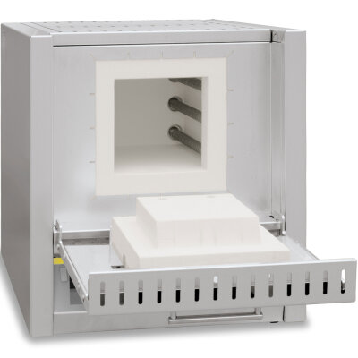 Nabertherm High Temperature Furnace with SiC Rod Heating and Hinged Door