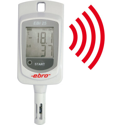 ebro Humidity Temperature Data Logger EBI 25-TH with Radio