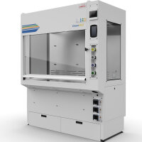 FASTER fume cupboard with hybrid technology ChemFAST Premium